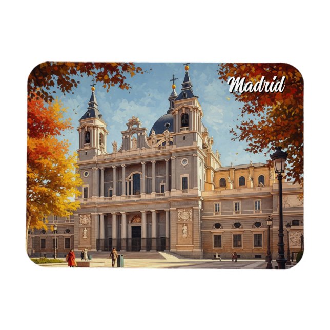 Íman Madrid Espanha Almudena Viagem (Horizontal)
