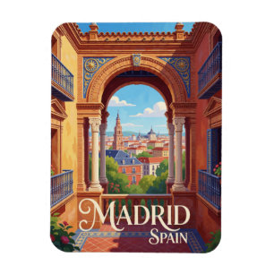 Íman Madrid Espanha Arquitetura Histórica Espanhola Via
