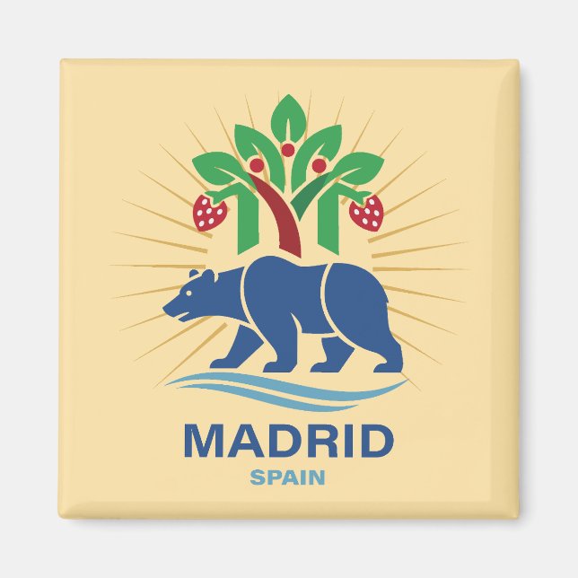 Íman Madrid Espanha Europa (Frente)