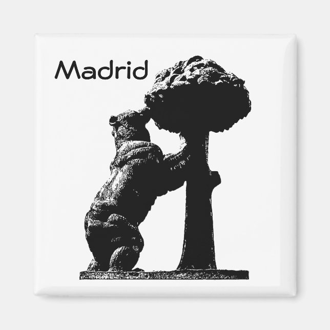 Íman Madrid, Espanha Magnet (Frente)