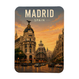 Íman Madrid Espanha Patrimônio Real Cidade Europeia Via