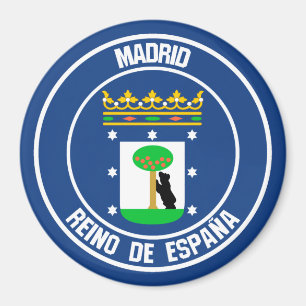 Íman Madrid Round Emblem