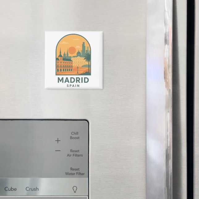 Íman Madrid Vintage Espanha Viagem – Cidade Retro (In Situ (Fridge))