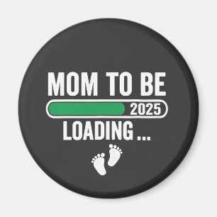 Íman Mãe a caminho carregando 2025 Gravidez Mãe Ano Nov