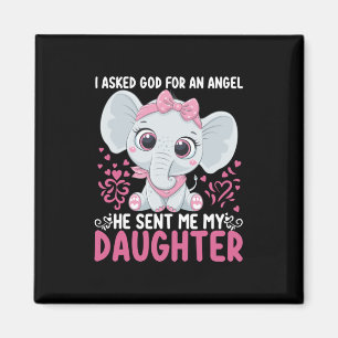 Íman Mãe Arte Ele Me Enviou Filha Elefante