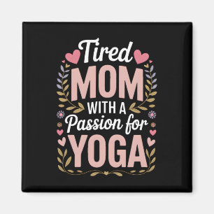 Íman Mãe Cansada Com Uma Paixão Pelo Yoga, Mãe De Yoga 