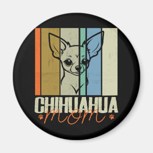 Íman Mãe Chihuahua Vintage Amantes de Cães Dia das Mães