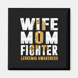 Íman Mãe Combatendo Leucemia Consciência