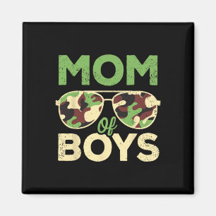 Íman Mãe Da Camuflagem Retro De Aniversário Do Dia de a