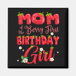 Íman Mãe Da Menina De Primeiro Aniversário De Berry Mor