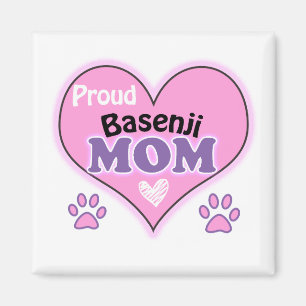 Íman Mãe de Basenji orgulhosa