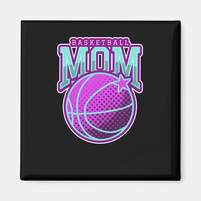 Íman Mãe de basquete 4 (Frente)
