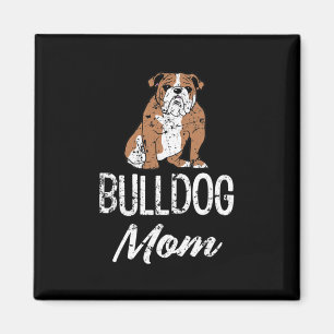 Íman Mãe de Bulldog Dizer Divertido Feminino