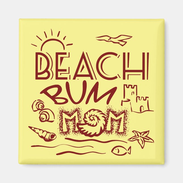 Íman Mãe de Bum Beach (Frente)