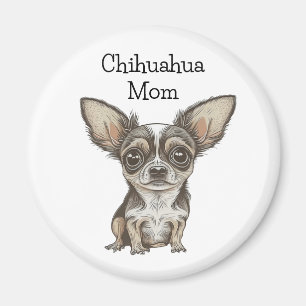 Íman Mãe de Chihuahua Orgulhosa Dona de Chi