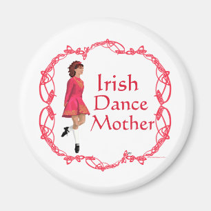 Íman Mãe de Dança Irlandesa - Vermelho