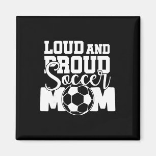 Íman Mãe de Futebol Barulhenta e Orgulhosa 