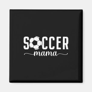 Íman Mãe de Futebol Mãe Futebol Soccer Player Mamãe Mul