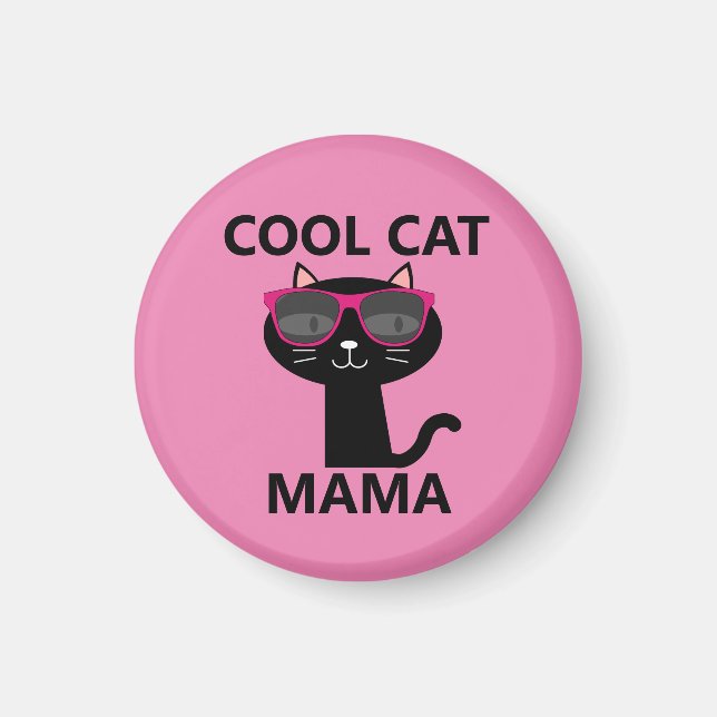 Íman MÃE DE GATO legal, MAGNETS DE MOM CAT (Frente)