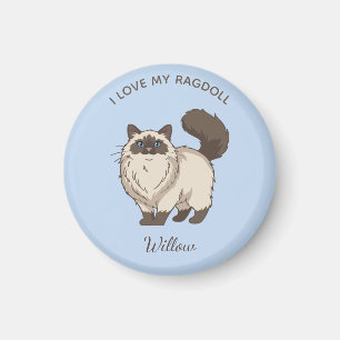 Íman Mãe de Gato Ragdoll Personalizado