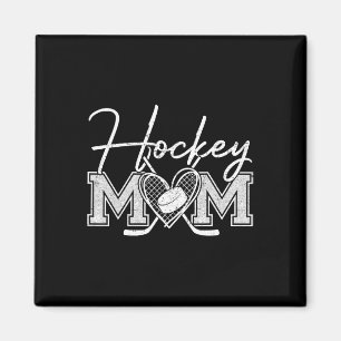 Íman Mãe de Hockey Dia de Jogo Mãe de Hóquei no Gelo Mã