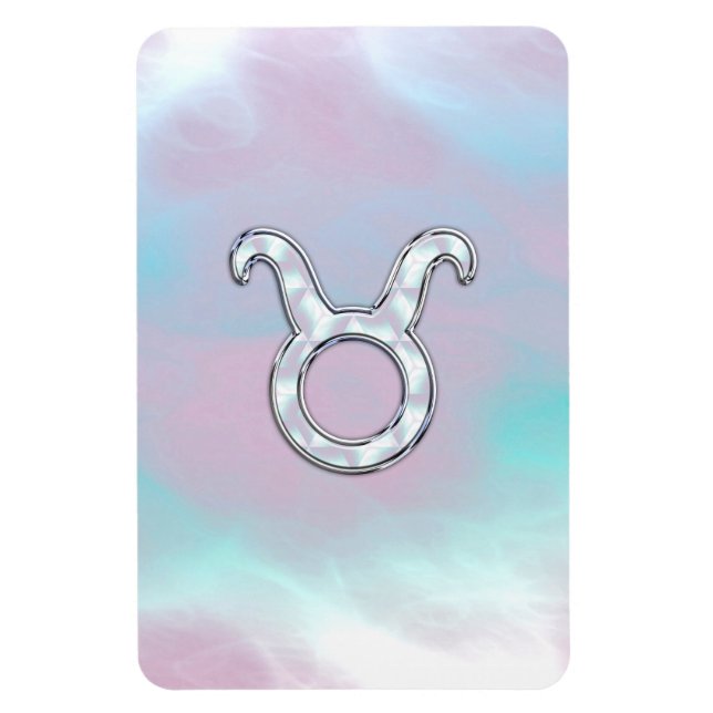 Íman Mãe de Pearl Taurus Zodiac Astrologia (Vertical)
