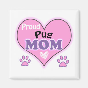 Íman Mãe de Pug Orgulhosa