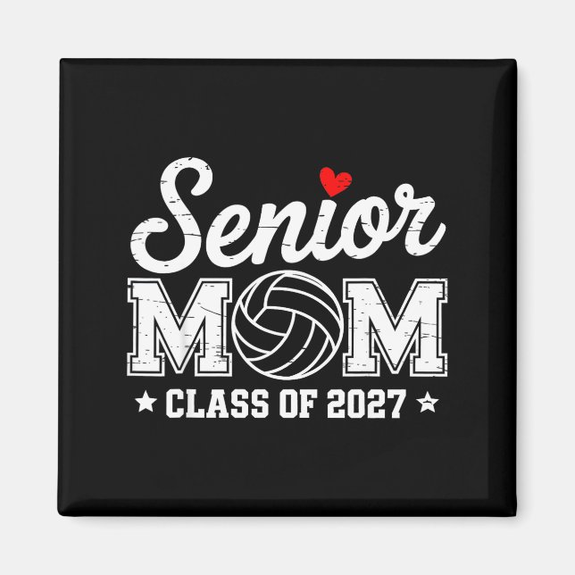 Íman Mãe de volei sênior turma de formatura de 2027 (Frente)