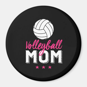 Íman Mãe de Voleibol Orgulhosa Mãe da Jogadora de Espor