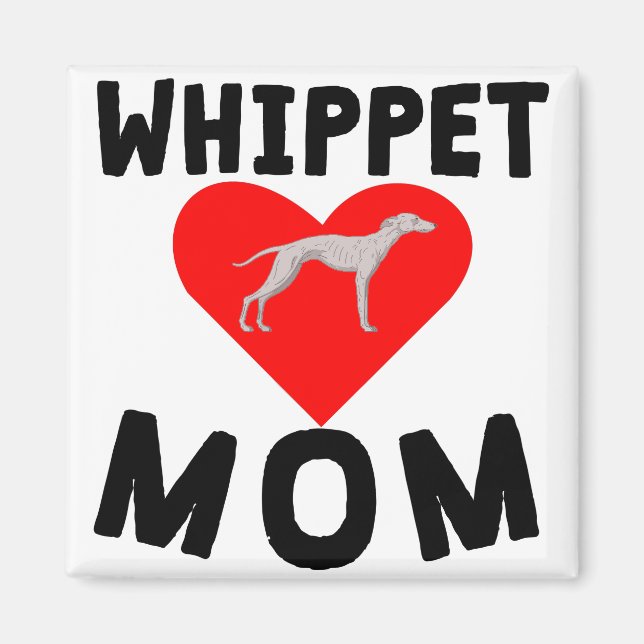 Íman Mãe de Whippet (Frente)