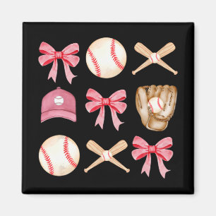 Íman Mãe Dia de as mães Coquette Mulheres Meninas Baseb