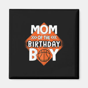 Íman Mãe Do Aniversário Bysketbyll Mamãe Tee For Bir