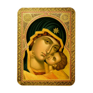 Íman Mãe do deus Glykophilousa -- Ímã do ícone