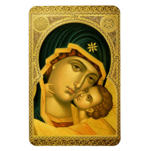 Íman Mãe do deus Glykophilousa -- Ímã do ícone