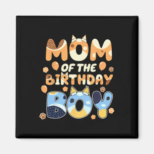 Íman Mãe Do Dia de as mães De Cachorro Azul E Engraçado