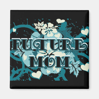 Íman Mãe do Futuro - Corações e Flores
