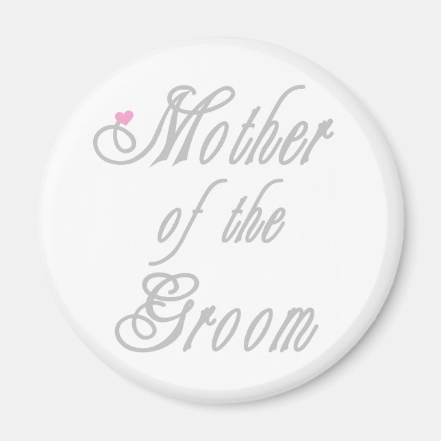 Íman Mãe do Groom Classy Grays (Frente)