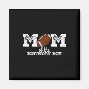 Íman Mãe Do Menino De Aniversário Amante De Futebol Fam