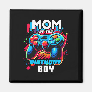 Íman Mãe Do Menino De Aniversário Jogo De Vídeo Corresp