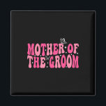 Íman Mãe Do Solteiro De Casamento De Groovy Mãe Pa<br><div class="desc">Mãe do noivo,  Festa de Despedida de Solteiro de Groovy</div>