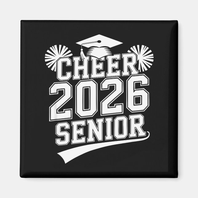 Íman Mãe do time de cheerleading do último ano de 2026  (Frente)