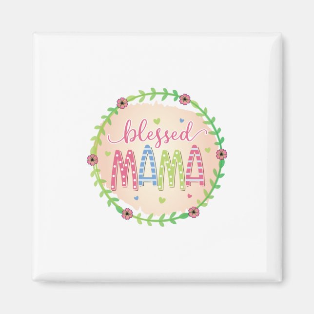 Íman Mãe dotada de abençoada Mãe (Frente)