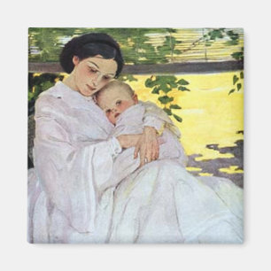 Íman Mãe e bebê