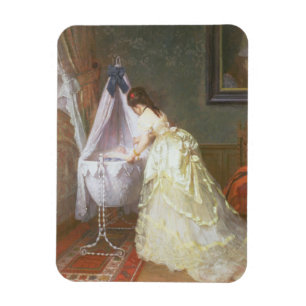 Íman Mãe e bebê, 1869 (óleo no painel)