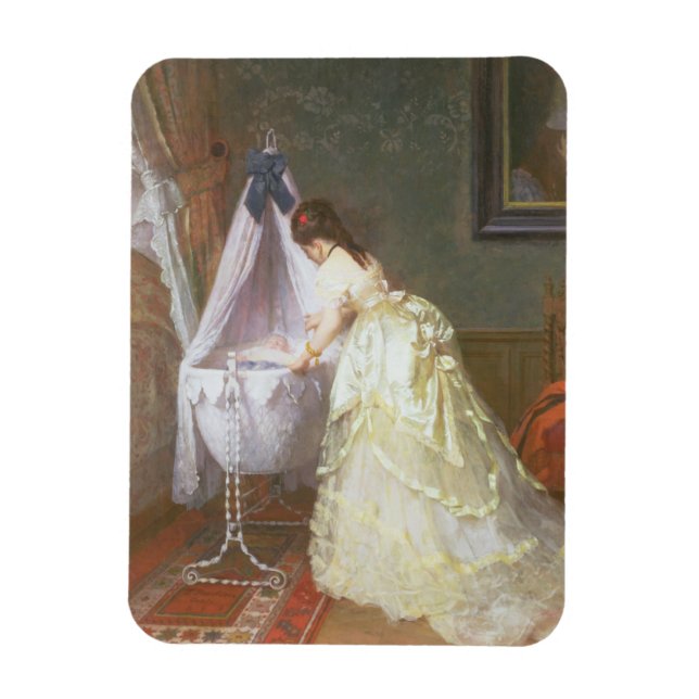 Íman Mãe e Bebê, 1869 (óleo no painel) (Vertical)
