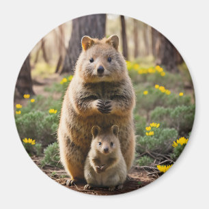 Íman Mãe E Bebê Quokka, Imã de geladeira