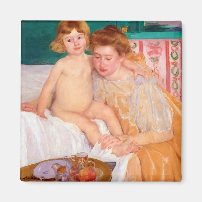 Íman Mãe e Criança, Mary Cassatt (Frente)