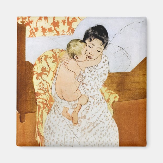 Íman Mãe e Criança, Mary Cassatt (Frente)