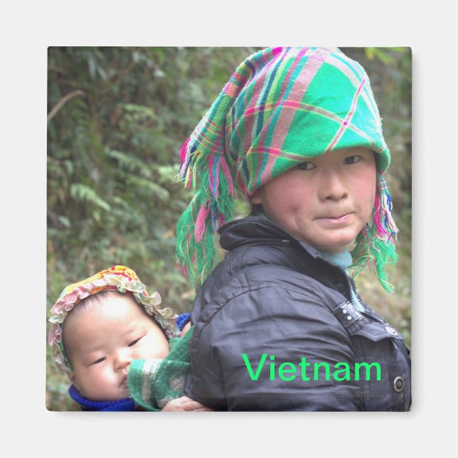 Íman Mãe e Criança na Sapa Vietnã (Frente)