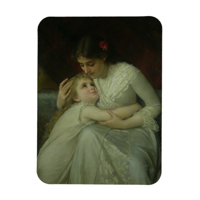 Íman Mãe e Criança (óleo na canvas) (Vertical)